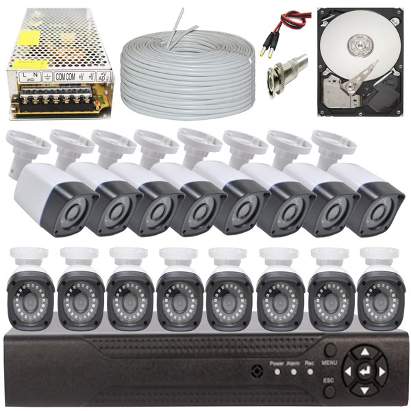 16 Kameralı Güvenlik Sistemleri