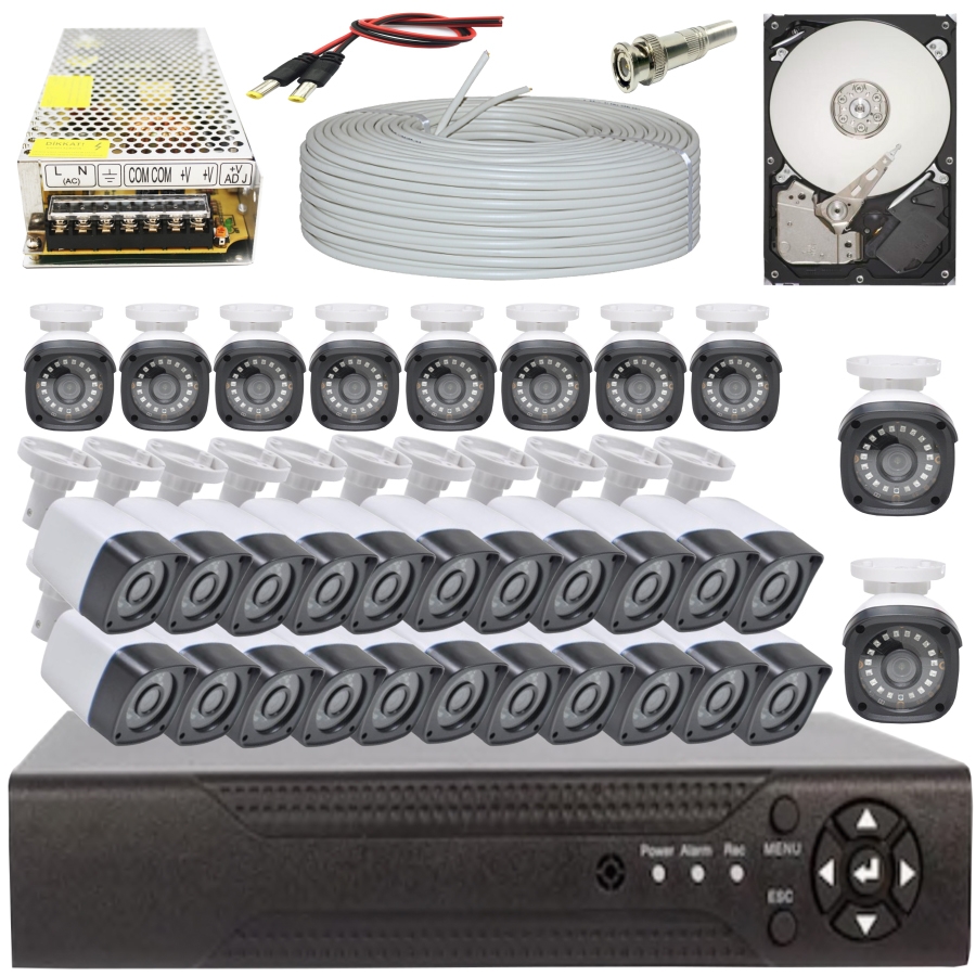 32 Kameralı Güvenlik Sistemleri